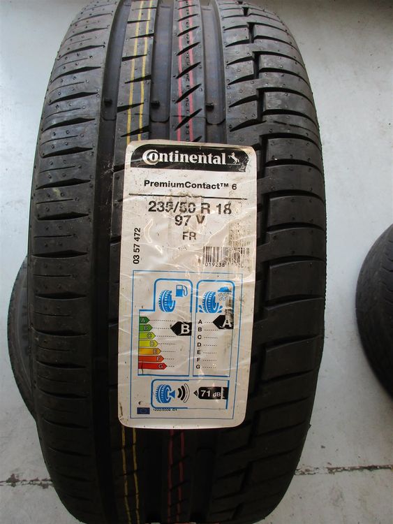 2 stk. Continental 235/50/18 Contact 6 (Neu (gemäss Beschreibung)) in ...
