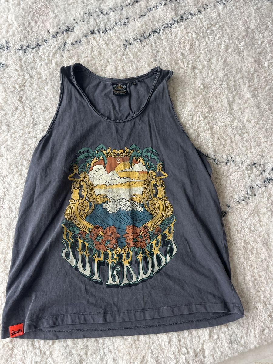 Superdry Top: Damen cooles Tanktop Superdry Beach Gr. L – Nuovo (secondo la descrizione) da Kerzers venduto da del13