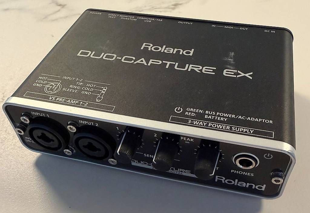 Roland Instruments de musique: Roland DUO-CAPTURE EX USB Audio Interface  Top Zustand – D'occasion à Luzern par Cyrill81