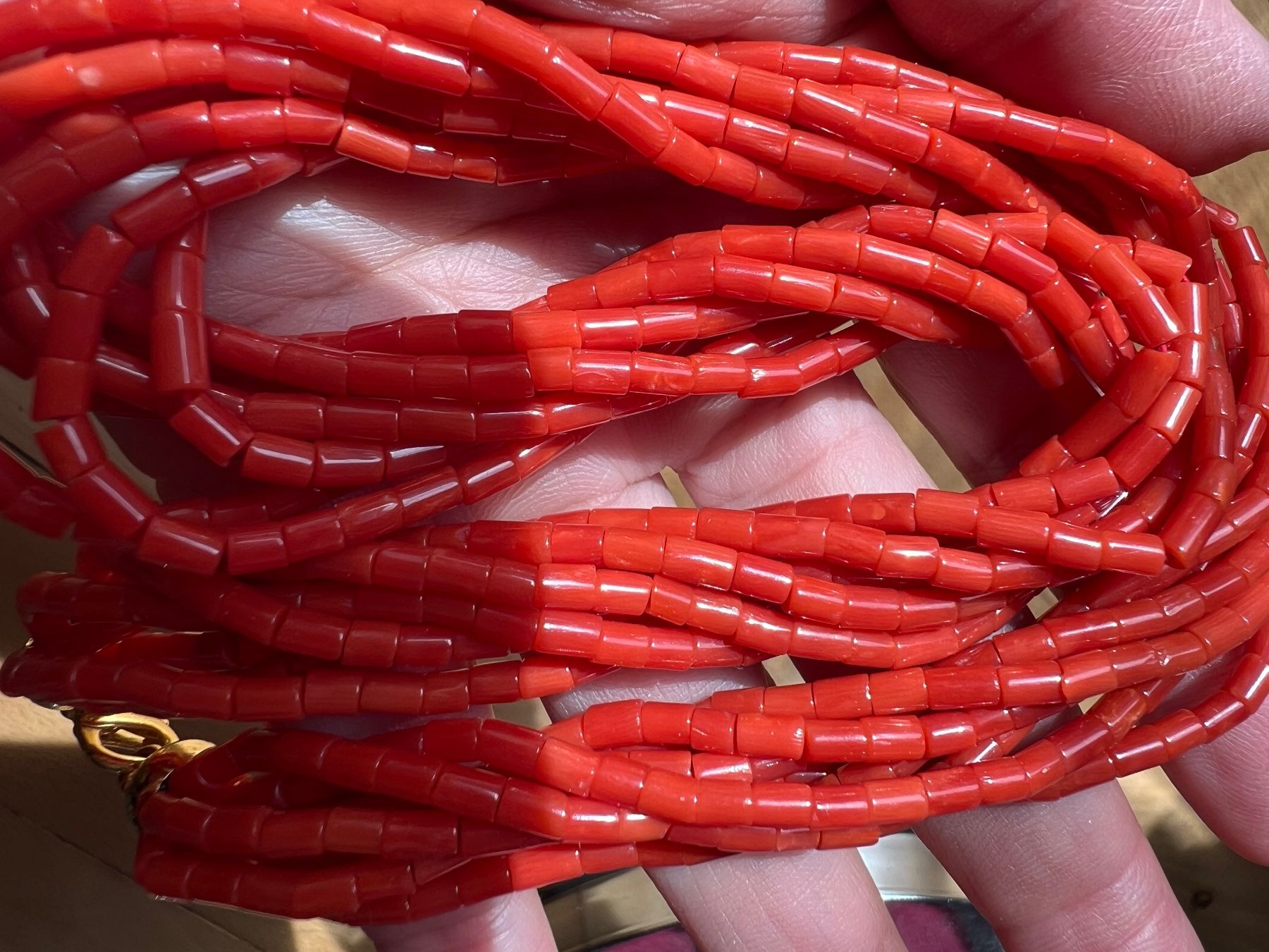 Catenine: Korallen kette 3 – Usato da Lengnau BE venduto da Luan2014 1