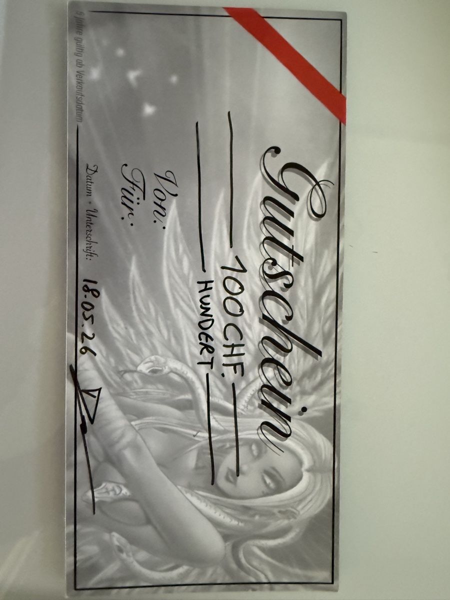 Cartoline: Tattoo-Gutschein – Nuovo (secondo la descrizione) da Islikon venduto da nik_77fp