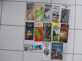 Florida, Miami, DisneyWorld, alte Landkarten/Prospekte 1978