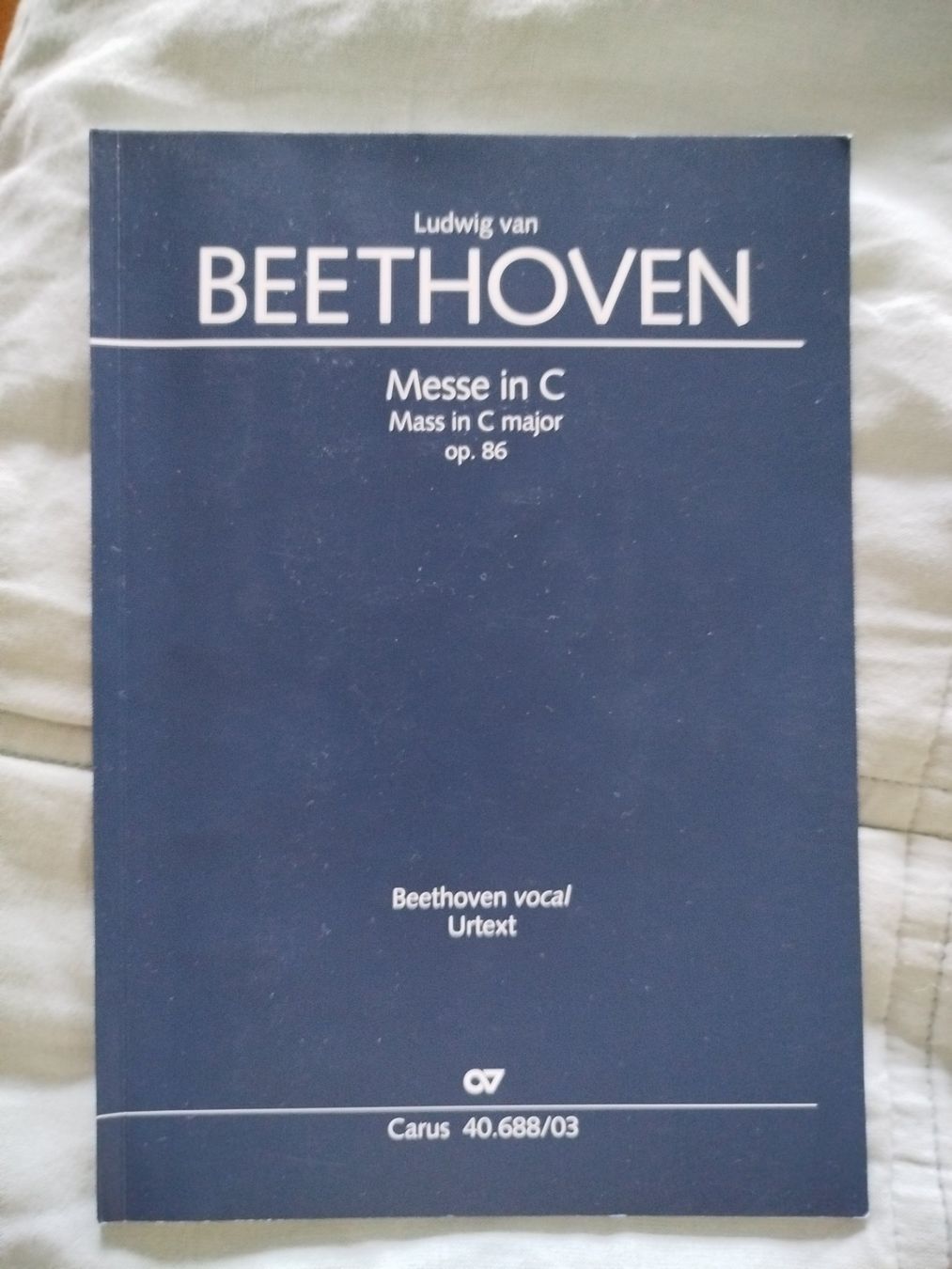 Libri: Beethoven Messe in C – Usato da Winterthur venduto da Natastar