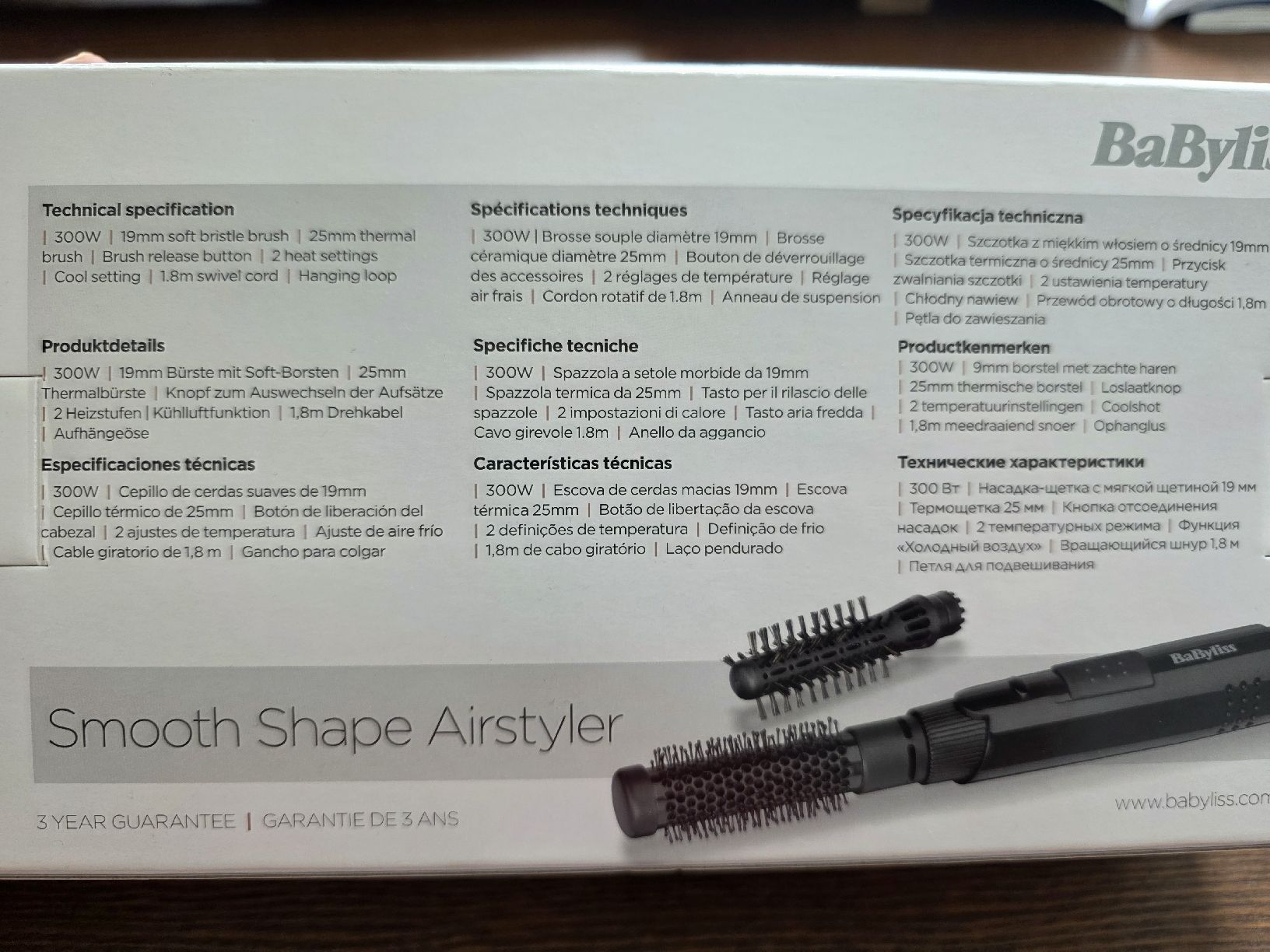 BaByliss Piastre & Arricciacapelli: Babyliss Smooth Shape Airstyler 300W – Nuovo e nell'imballaggio originale da Dietikon venduto da ninuzzo28 1