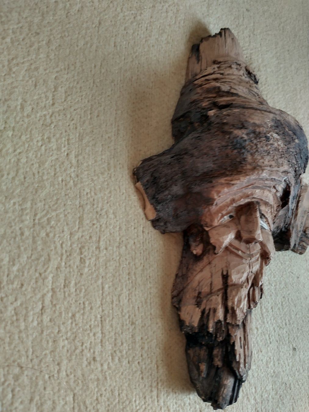 Statuette: Altes Männchen Waldgeist Holz Optik – Usato da Löhningen venduto da Chimae67 7