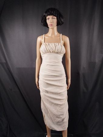 ZARA Kleid beige Gr. XS