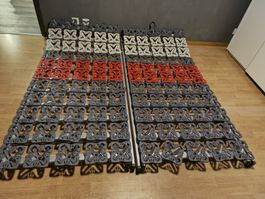 2 fast neue Tellerfederlattenroste