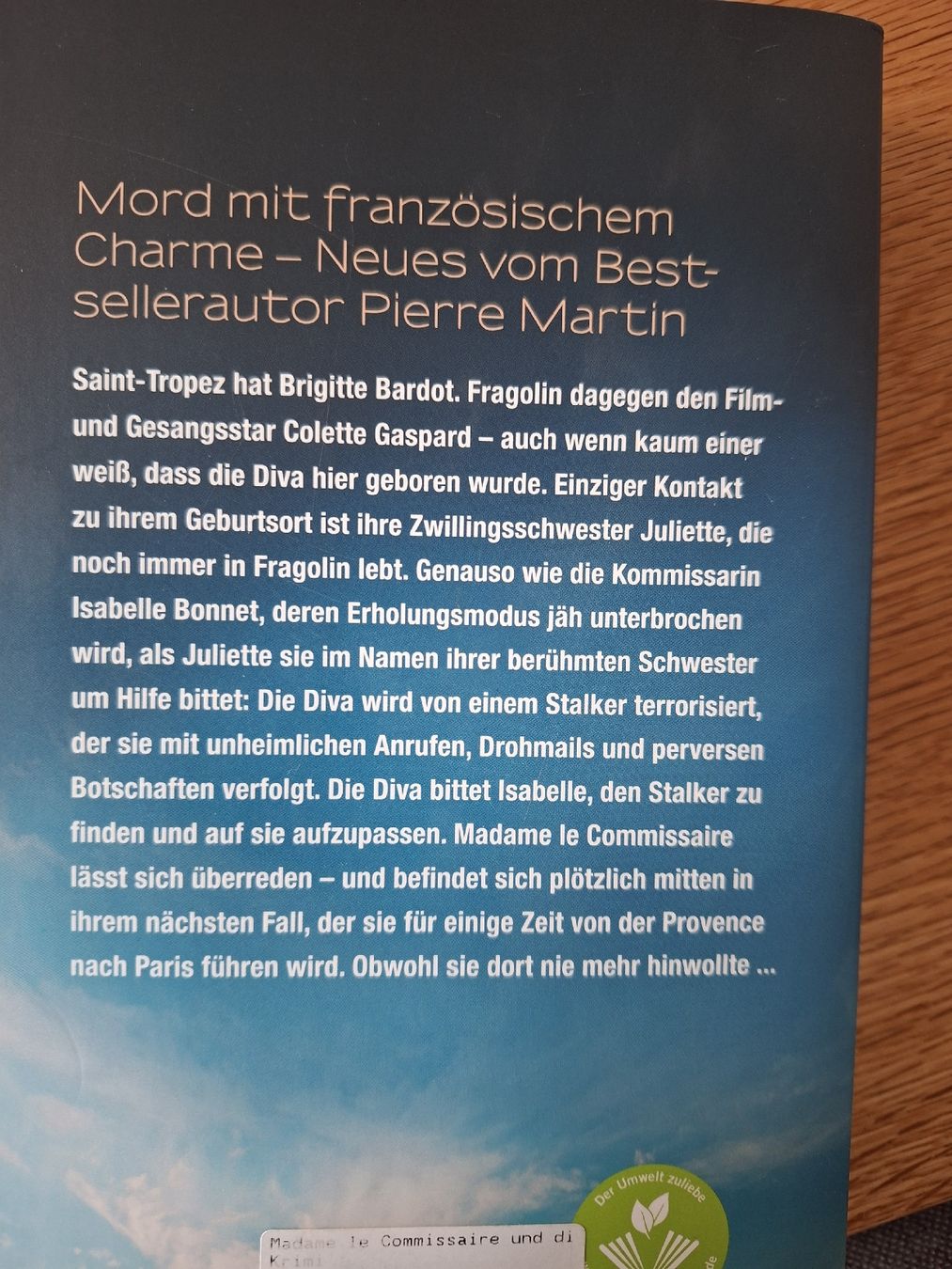 Bücher: Madame le Comissaire und die panische Diva – Gebraucht aus Appenzell von palme14 2