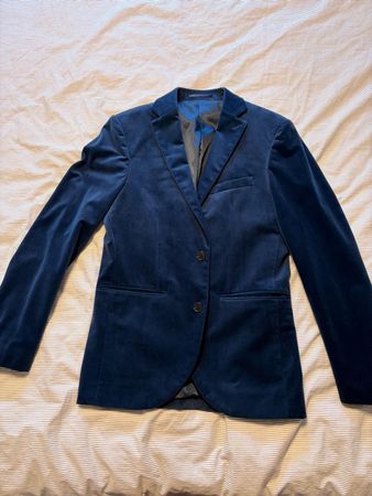 Elegantes Matinique Samt-Sakko Dunkelblau | Gr. 44 