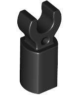 Lego 15x Stabaufsatz mit Clip (11090) schwarz
