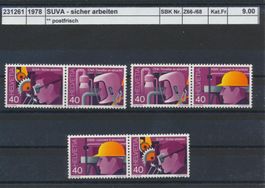 1978 "SUVA - sicher arbeiten", ** postfrisch