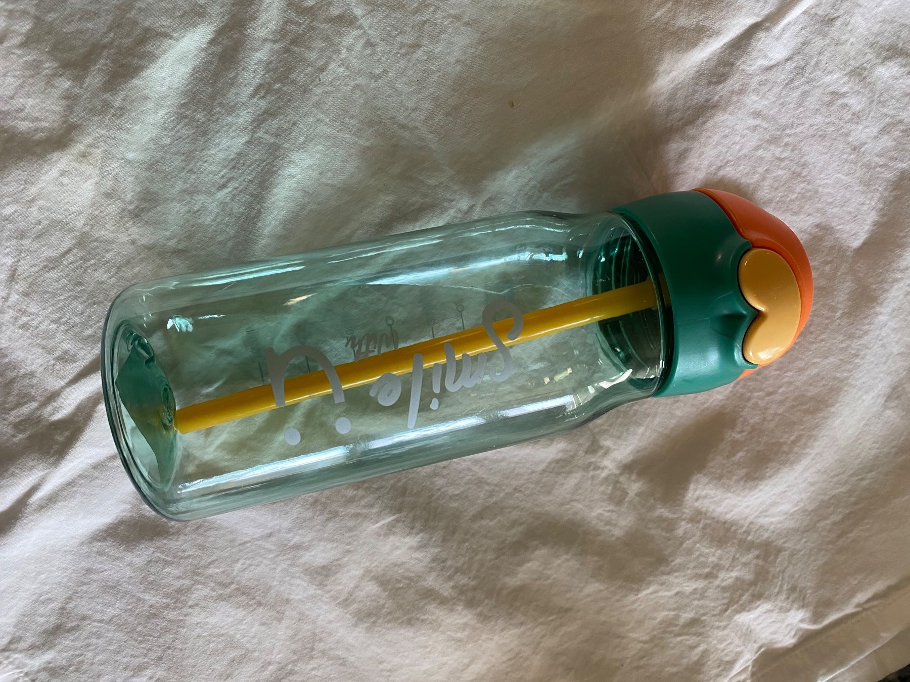 Borracce & Thermos: Kinder-Trinkflasche mit Halm 380ml – Nuovo (secondo la descrizione) da Allenwinden venduto da Obalu 1