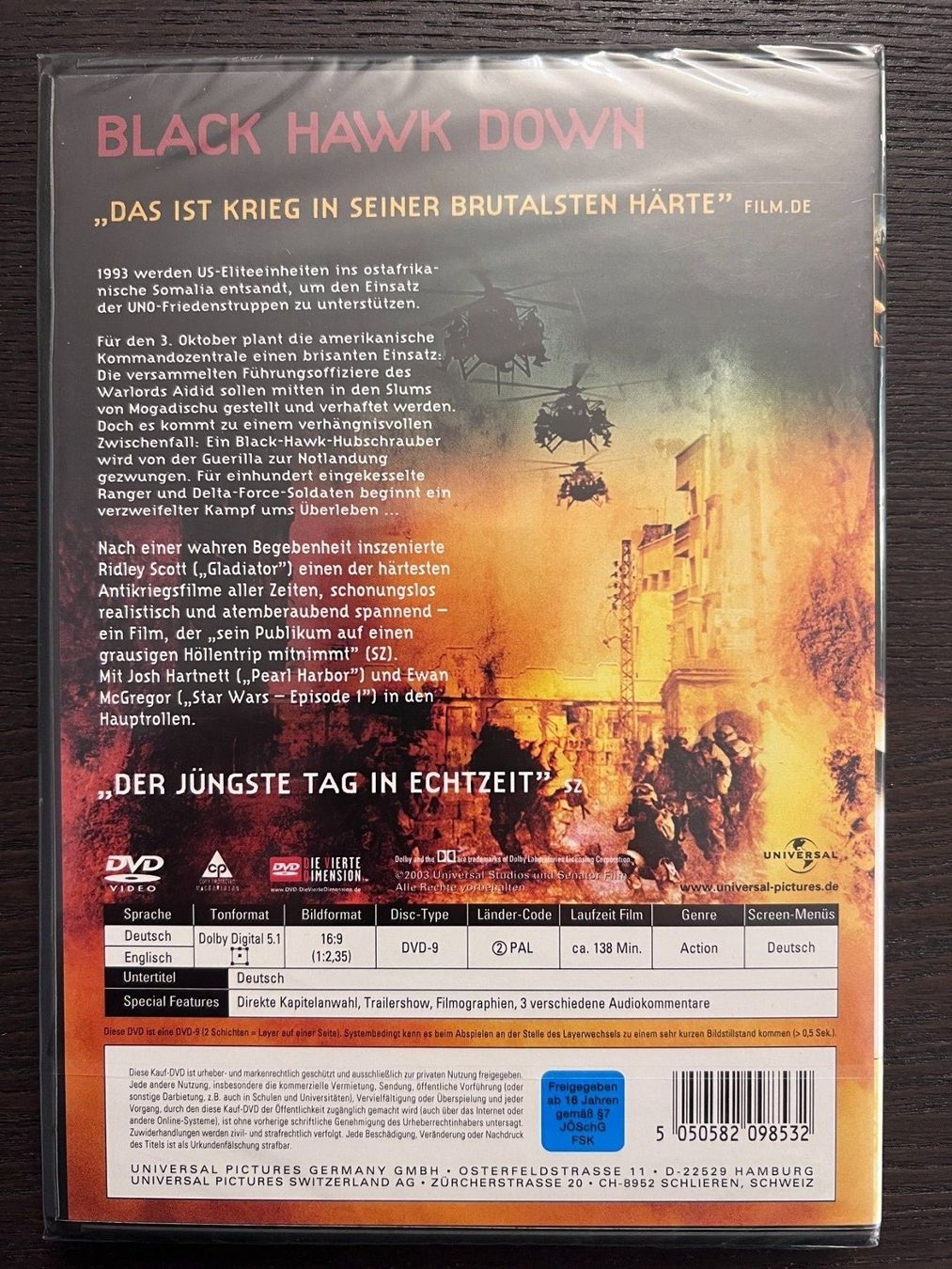 Alle DVDs: Black Hawk Down – Neu und originalverpackt aus Zürich von FilmFreunde 1