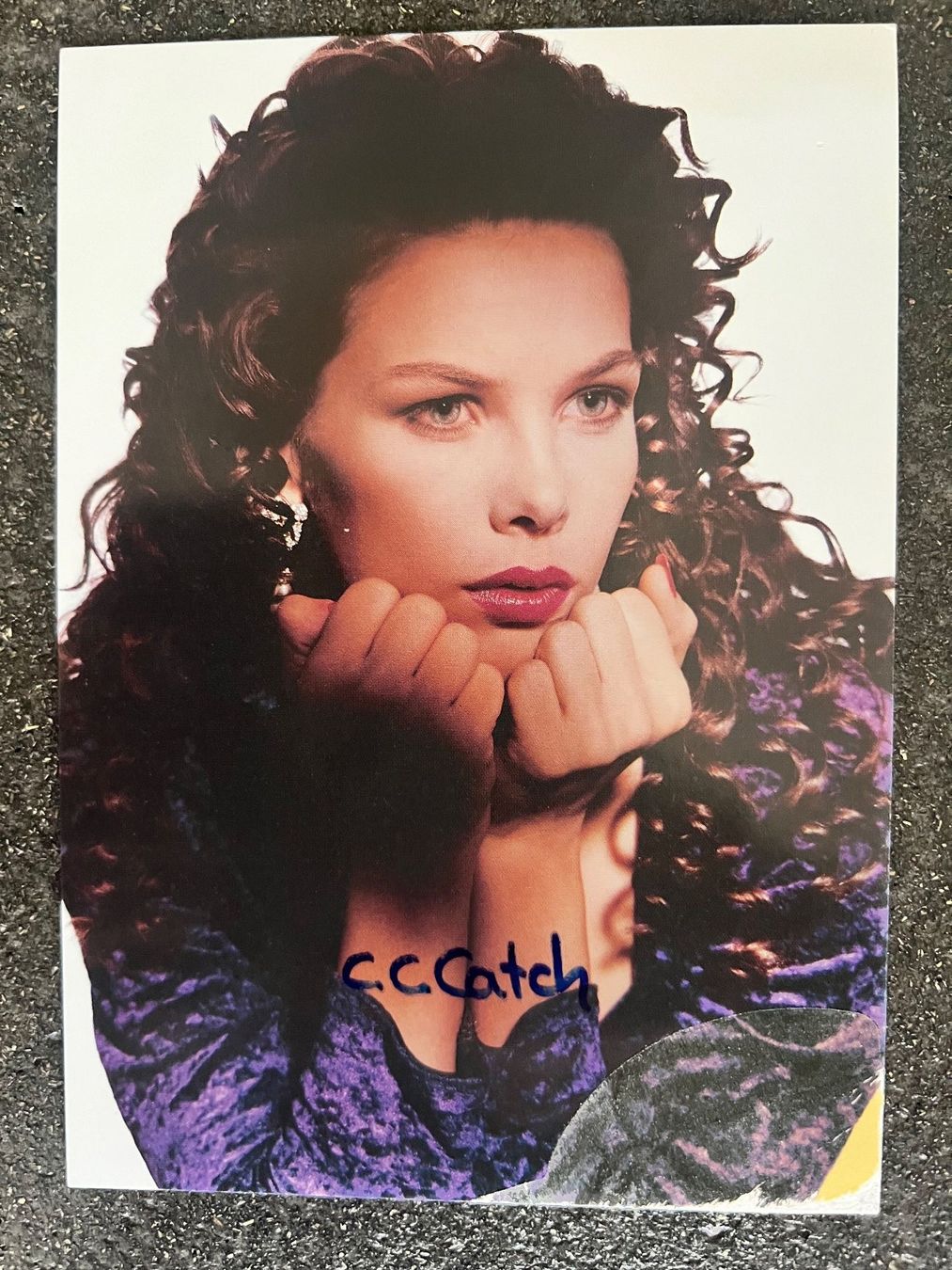 Autographes: C.C. Catch original Autogramm – D'occasion à Guntershausen par sign4me