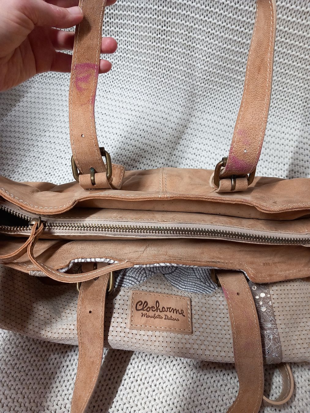 Borse da donna: Clocharme Leder Handtasche – Usato da Merligen venduto da muss_haben 6