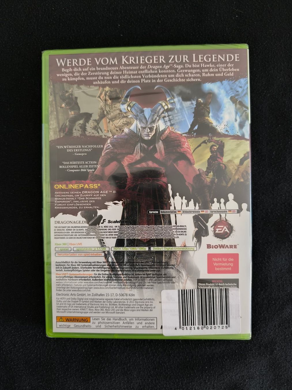 Spiele: Dragon Age 2 Xbox 360 Sealed – Neu und originalverpackt aus Schüpfen von RetroSteelix 2