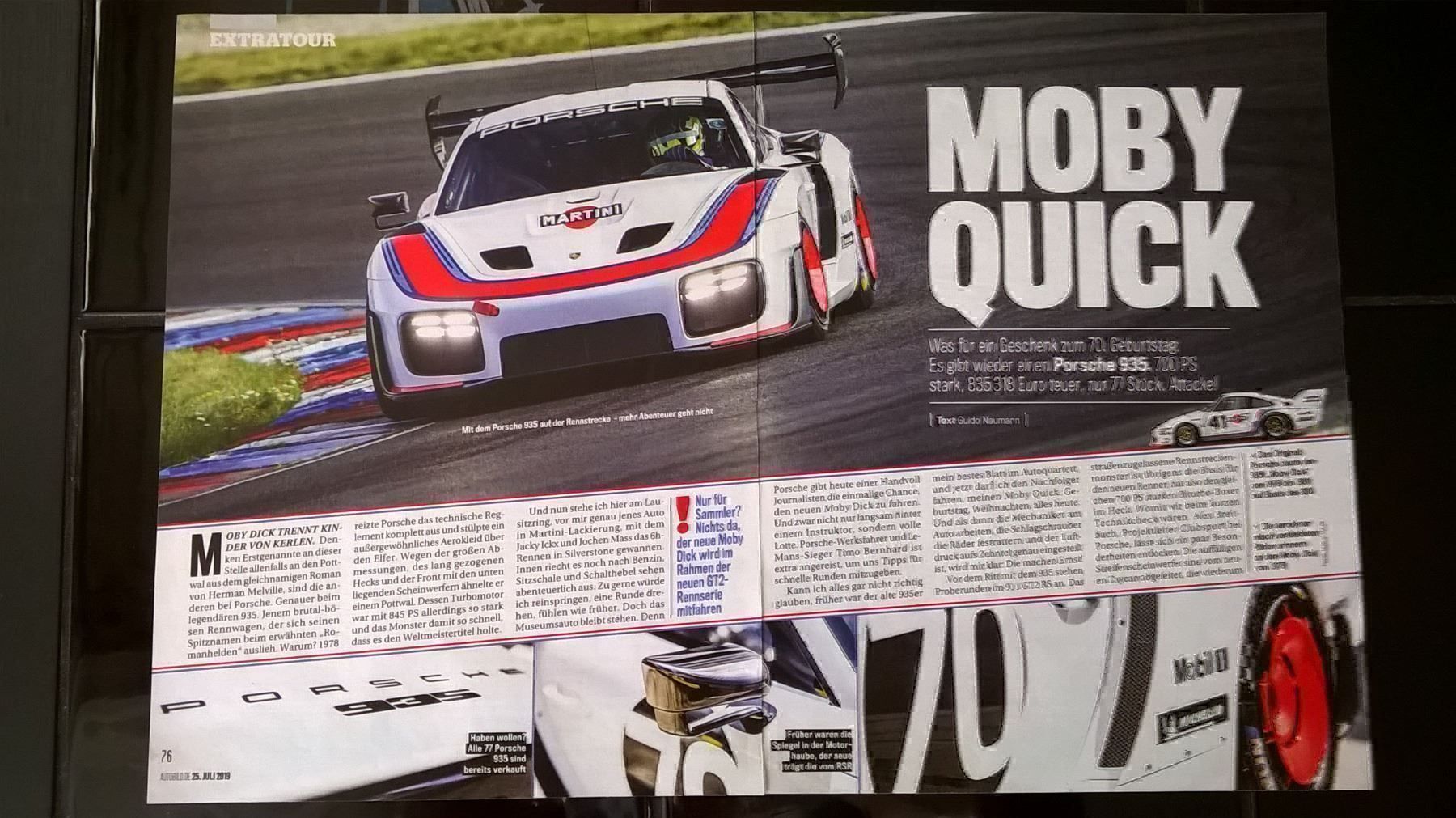 Zeitschriften & Magazine: Bericht Porsche 935 – Gebraucht aus Bern von micky031