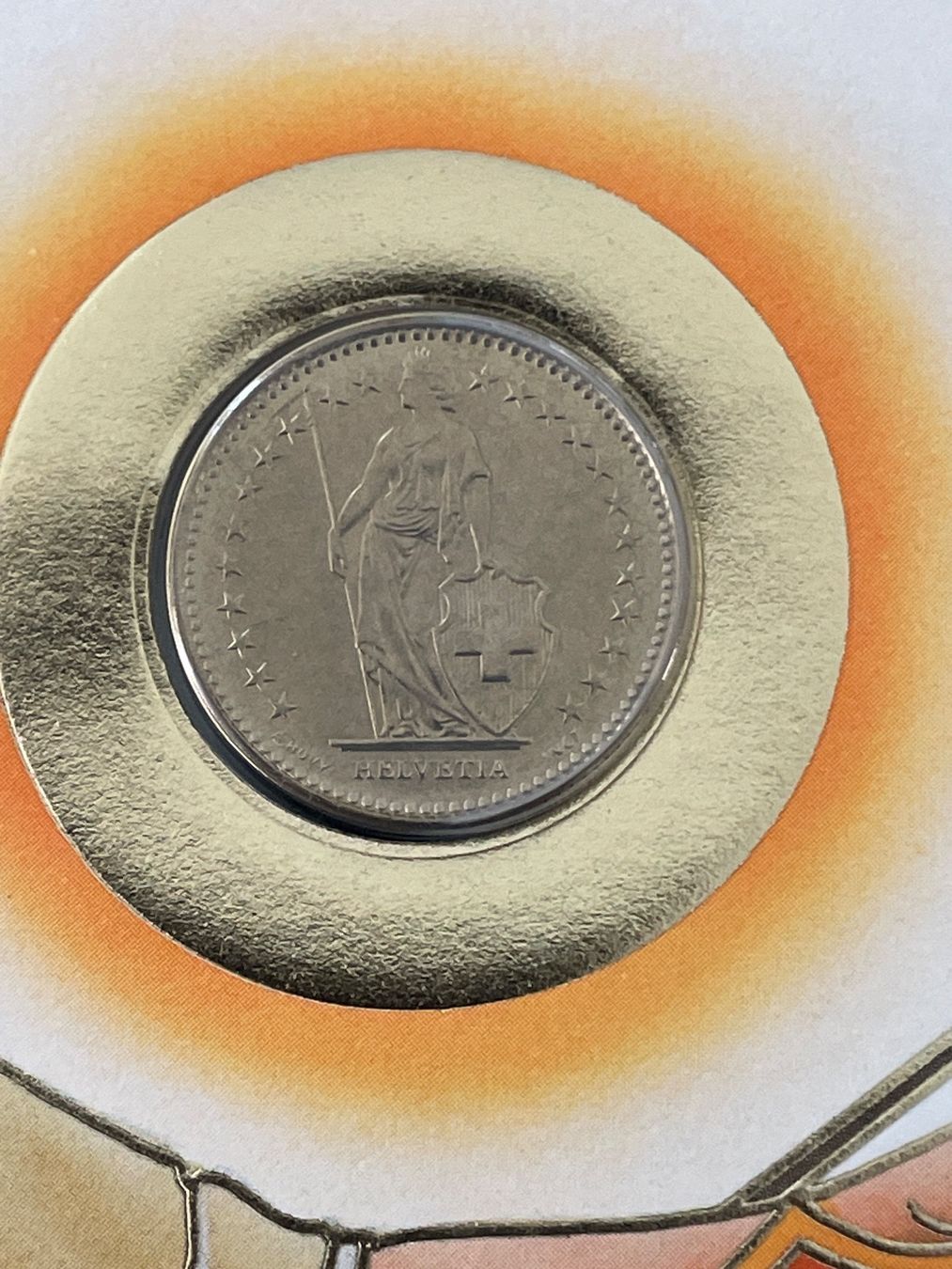 Alle Münzen: Numisbrief Helvetia 20er Marke – Neu (gemäss Beschreibung) aus Schlossrued von Julio25 1