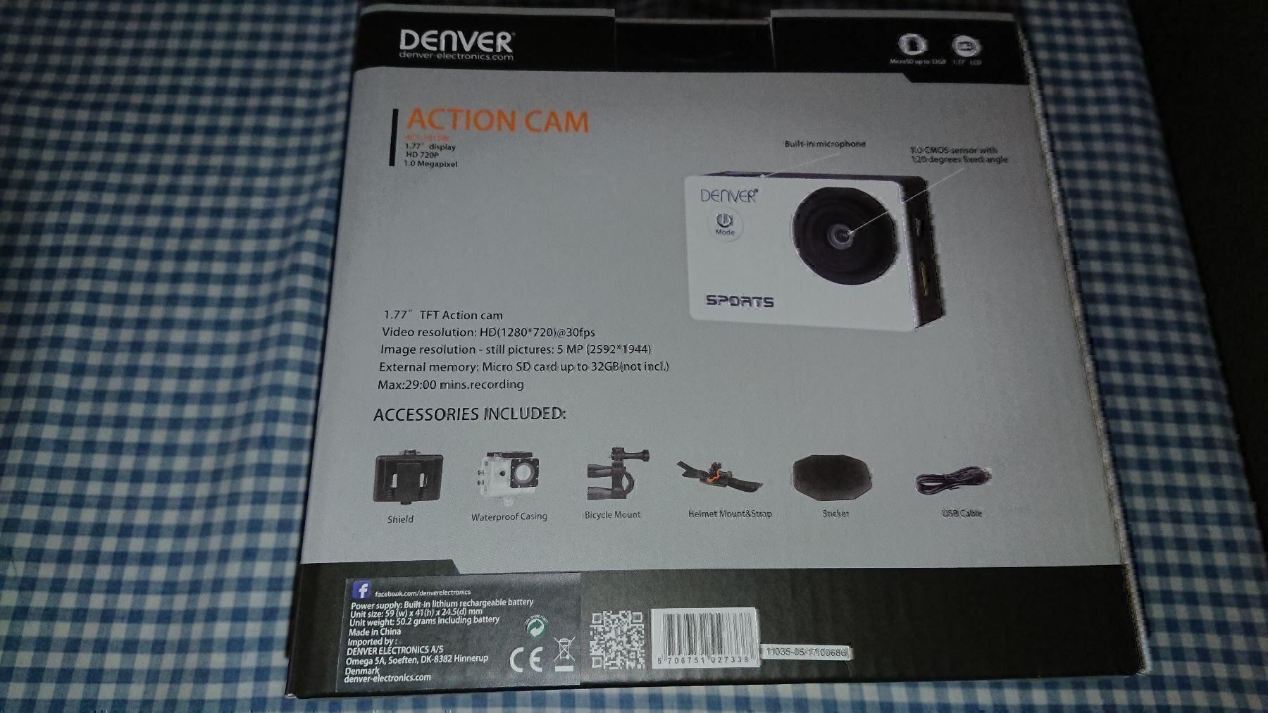 Action Cam: Denver Caméra / Action Cam. – Nuovo e nell'imballaggio originale da Cortaillod venduto da signep 1