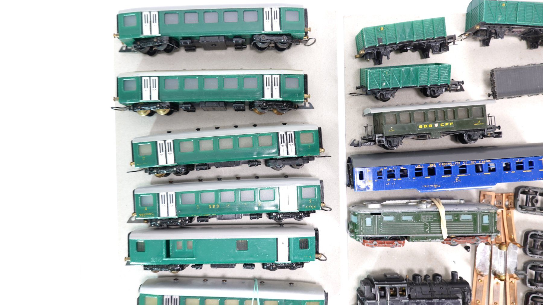 Wesa Modellini di ferrovie: e69 Wesa Konvolut Rollmaterial Bastelset | Bastelware – Usato da Thun venduto da evinka_gmbh 2