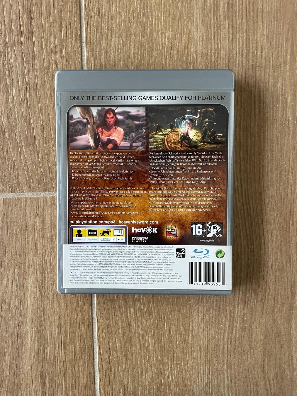 Sony Giochi: Heavenly Sword PS3 - jeu version Platinum – Usato da Lonay venduto da steve.paquier 2