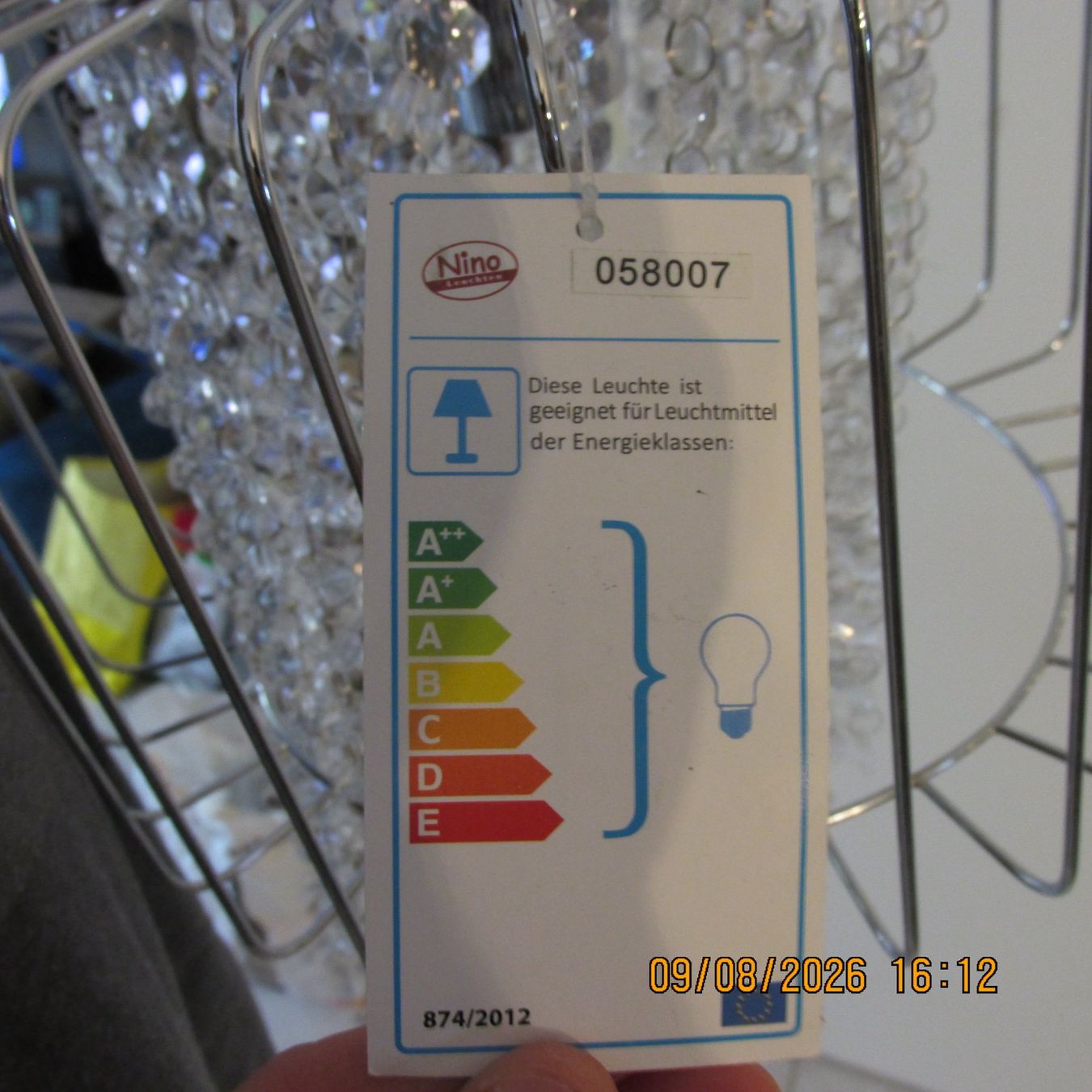 Lampade: Hängeleuchte Deckenlampe Metall Kunststoff Perlen – Nuovo (secondo la descrizione) da Galgenen venduto da Forflowers 4