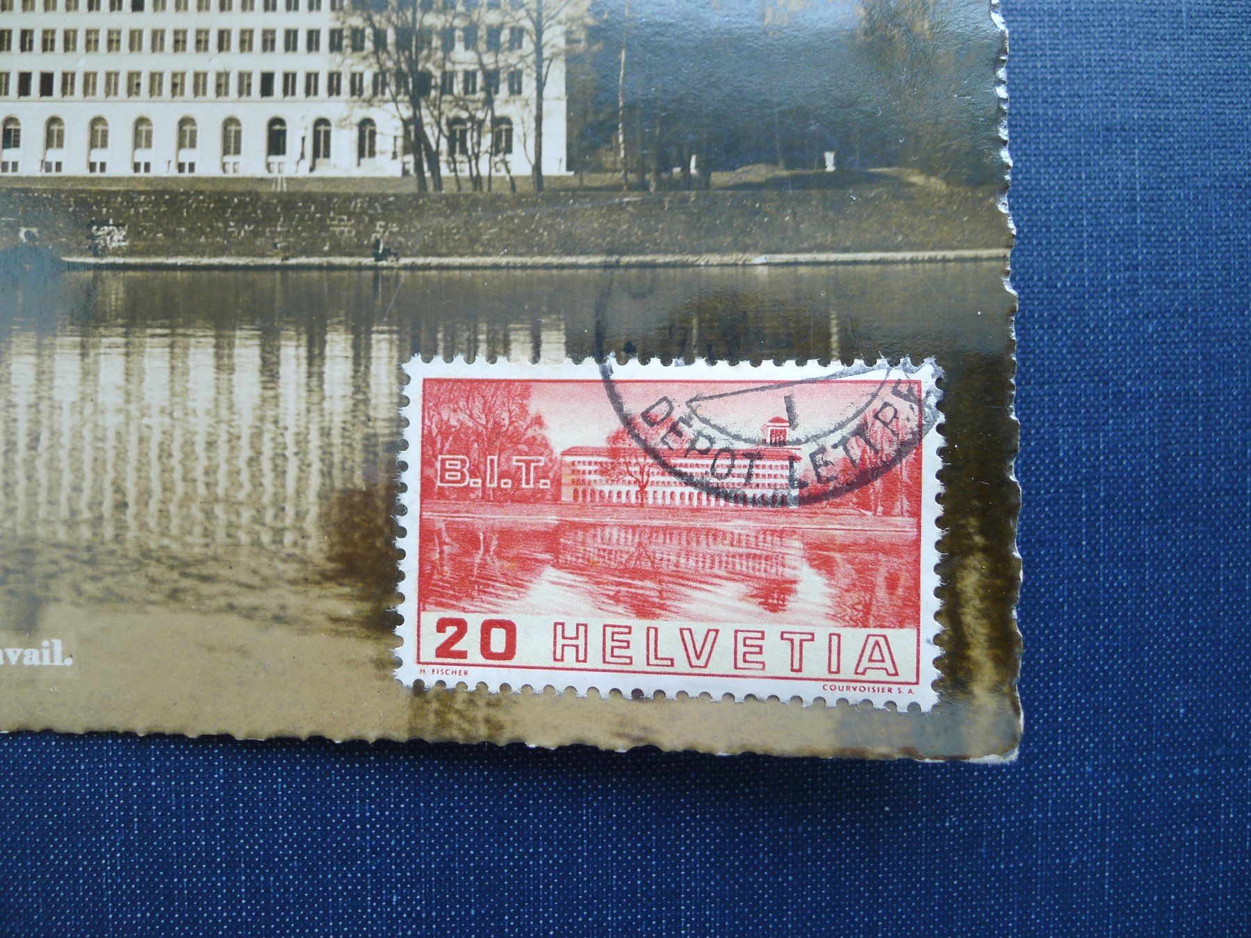 Alle Briefmarken: Nr. 211 Maximumkarte, BIT-Gebäude 1938 – Gebraucht aus Ebikon von SilvioFreund 1