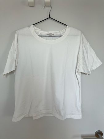 COS T-Shirt, Weiss, Gr. M, Sommerlich leicht & bequem