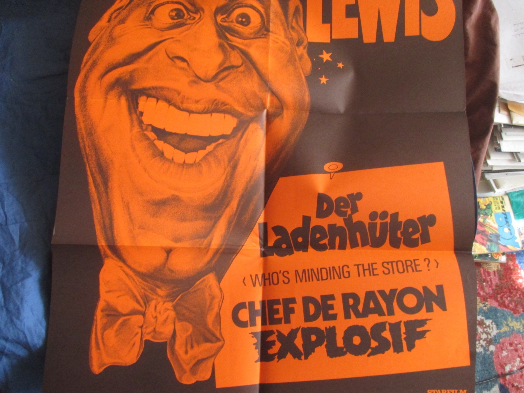 Poster & Bilder: affiche Jerry Lewis  Chef de rayon explosif - Der Ladenhüter – Gebraucht aus Colombier NE von Nevenma 1