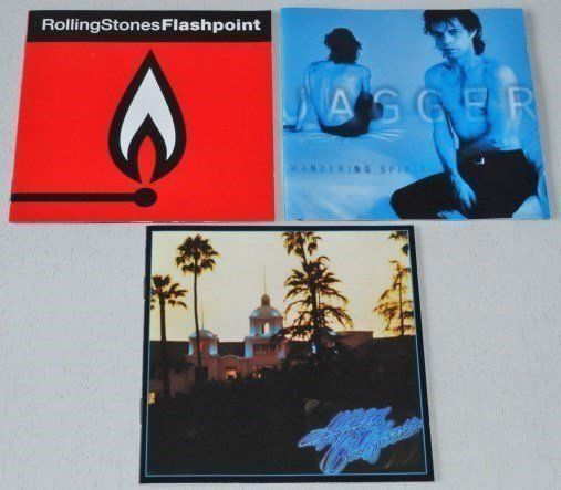 CD: 3CD's - the Rolling Stones, Mick Jagger, the Eagles – Usato da Unterbäch venduto da hiliq