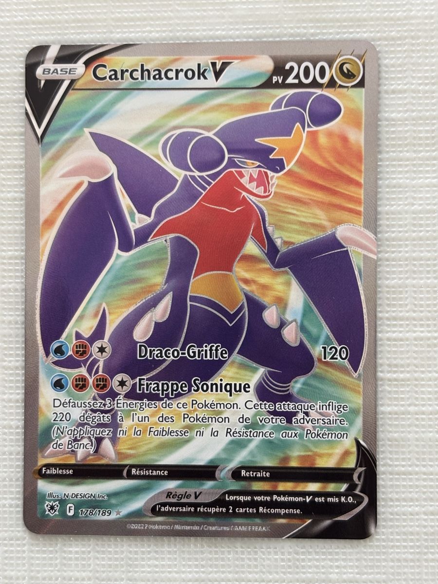 Pokémon Carte collezionabili: Carte Pokémon CARCHACROCK fr – Nuovo (secondo la descrizione) da lausanne venduto da helderj