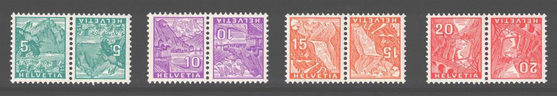 Tutti i francobolli: Kehrdrucke K28 - K31 * – Nuovo (secondo la descrizione) da Nuglar venduto da Stamp88