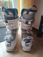 Skischuhe Salomon weiss Grösse 26.5 gebrauchter Zustand