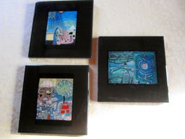Hundertwasser Friedensreich, Bilder 3 Stück