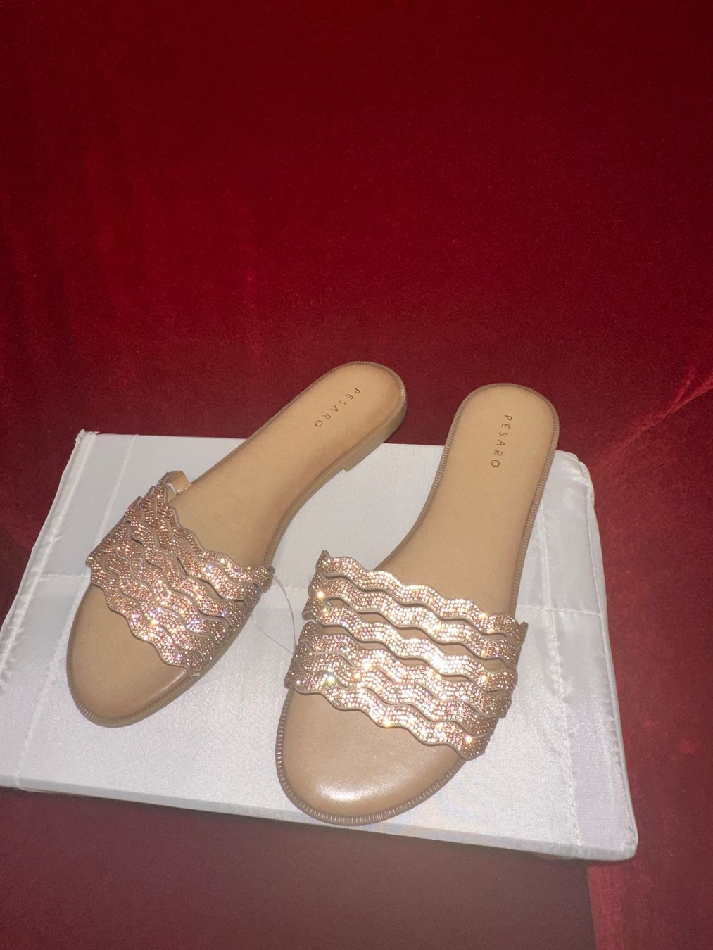 Scarpe da donna: Neue Glitzer Sandalen Pesaro Gr. 41 – Nuovo (secondo la descrizione) da Basel venduto da Blausara707 2
