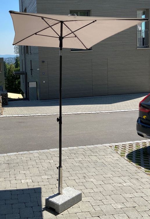 Sonnenschirm mit Fuss 130x200cm Kaufen auf Ricardo
