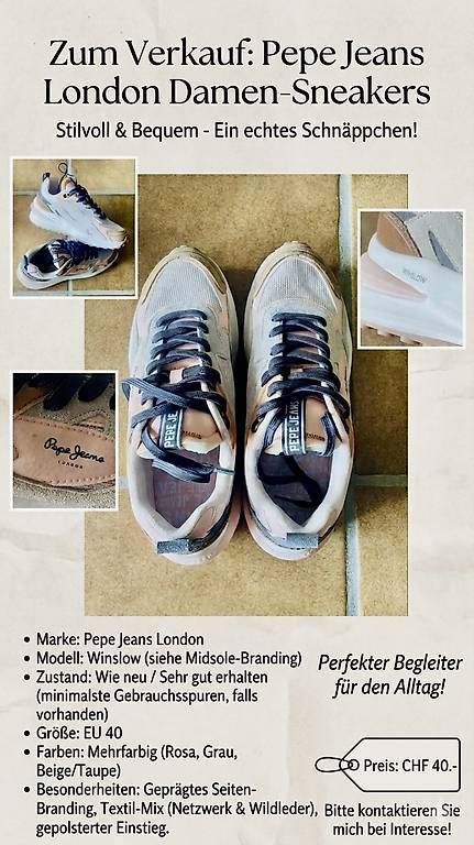 Scarpe da uomo: Pepejeans Sneakers – Usato da Gerlafingen venduto da Flavia9