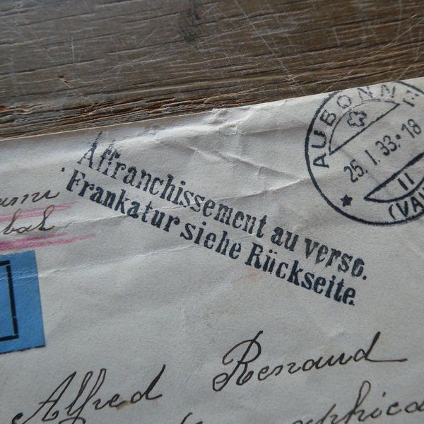 Tutti i francobolli: 1919 / TOP - Flugpost - Beleg mit F 2 – Usato da Egliswil venduto da Trens01 7