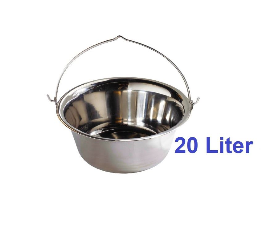 Gulaschkessel Suppenkessel 20 l inox | Kaufen auf Ricardo