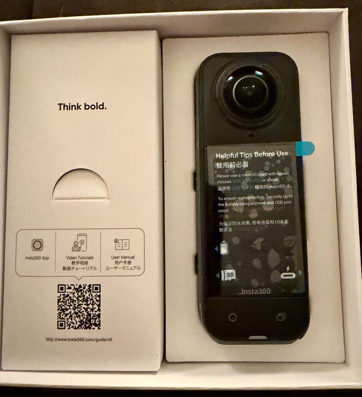 Insta360 Action Cam: Die TOP-Actioncam: Insta360 X5 (8K) – Nuovo e nell'imballaggio originale da Thun venduto da Jcd5 1