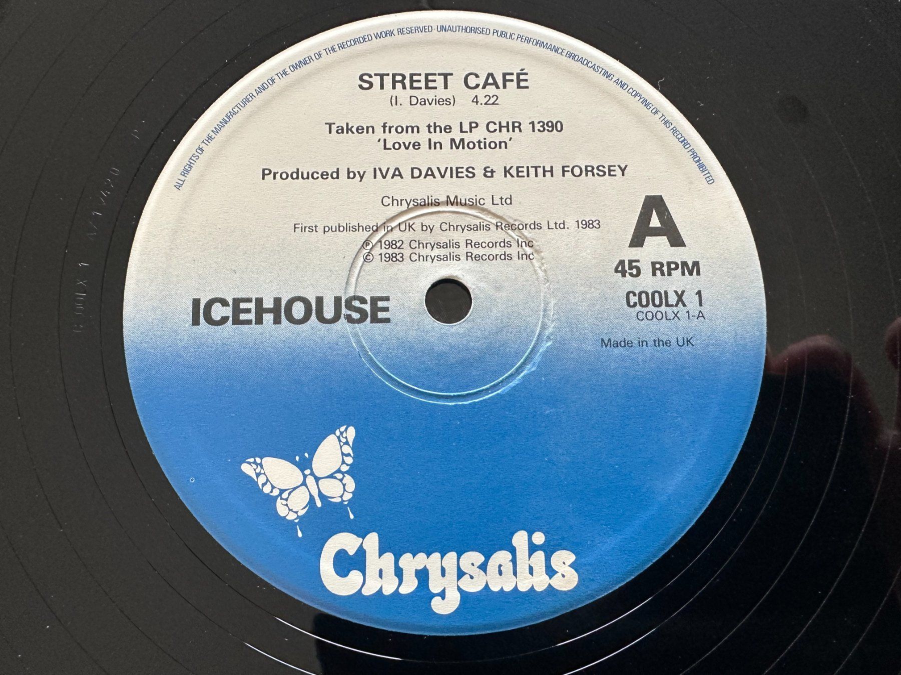 Dischi in vinile: ICEHOUSE 12 STREET CAFÉ – Usato da Sion venduto da jaipur1401 2