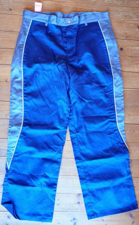 Arbeitshose gr. 58 dunkelblau/ grau