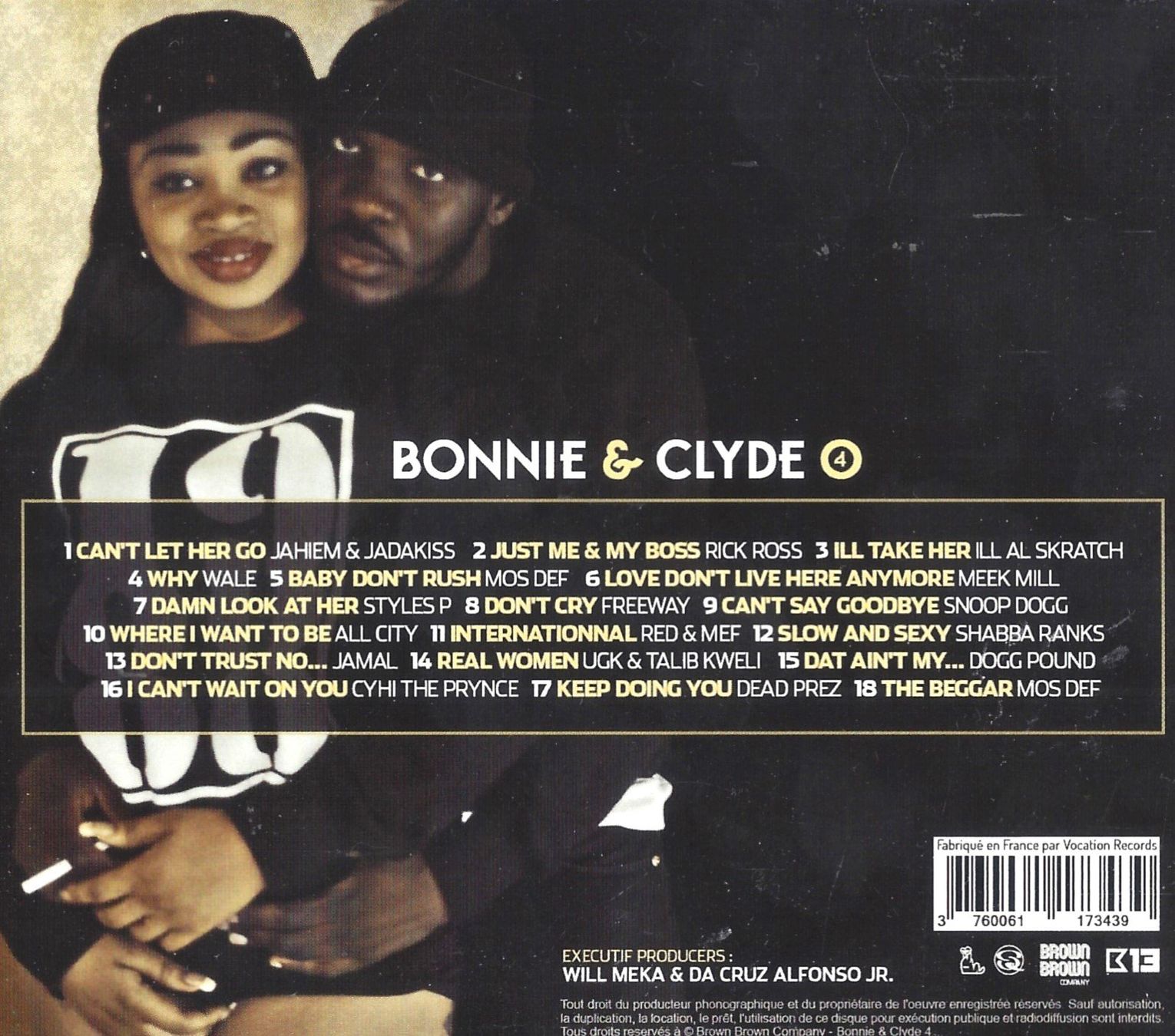 CDs: Bonnie & Clyde BONNIE & CLYDE Will Meka RapCD – D'occasion à Kandergrund par Sososo 1