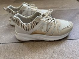 Baskets Buonarotti crème et or, 40 - État presque neuf ✨