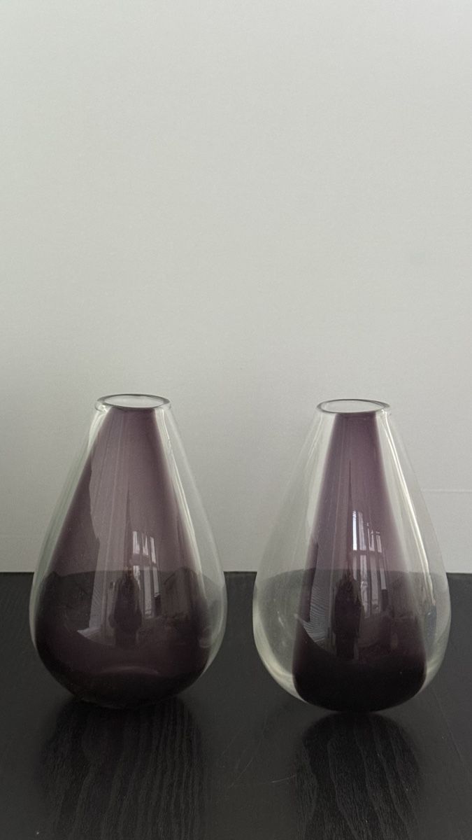 Vasi & Recipienti: 2er Set Glasvasen dunkelviolett – Usato da Oberengstringen venduto da Derysh 2