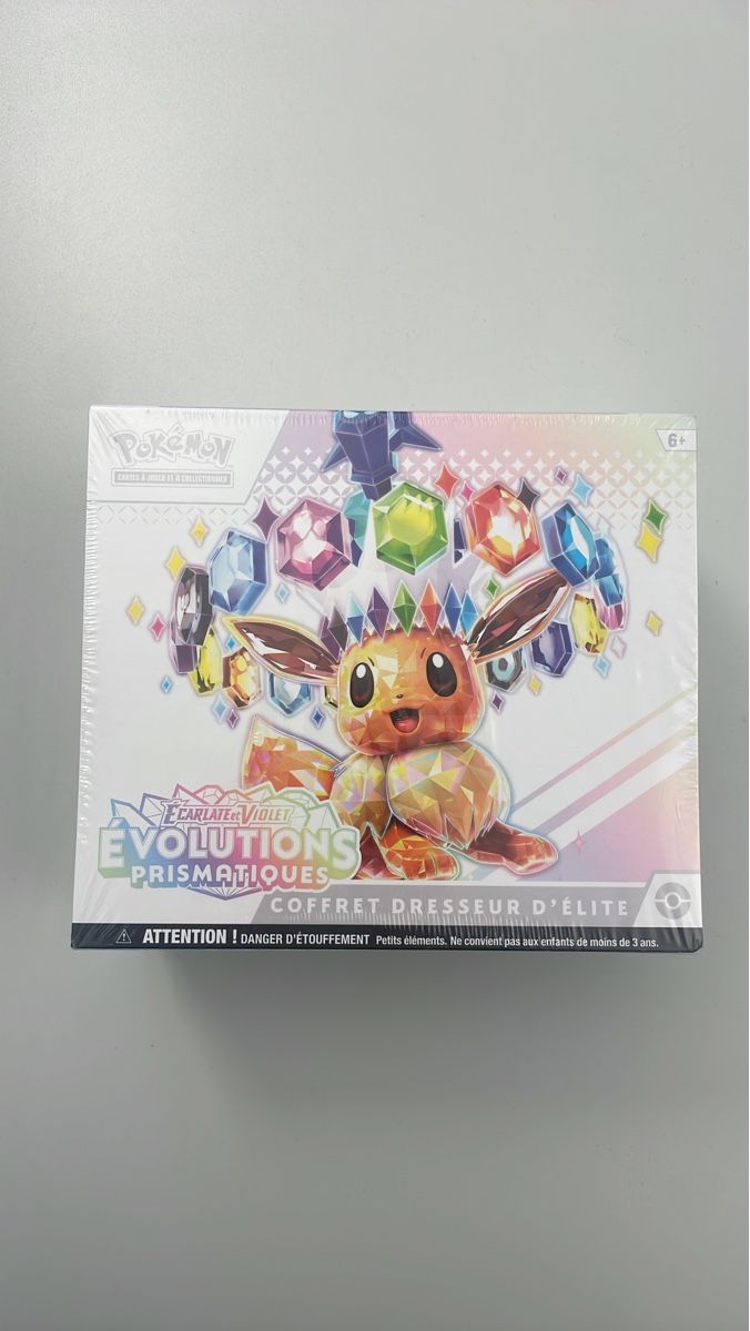 Giochi: Prismatic Evolutions Elite Trainer Box FR 8.5 – Nuovo e nell'imballaggio originale da Zürich venduto da Raph40