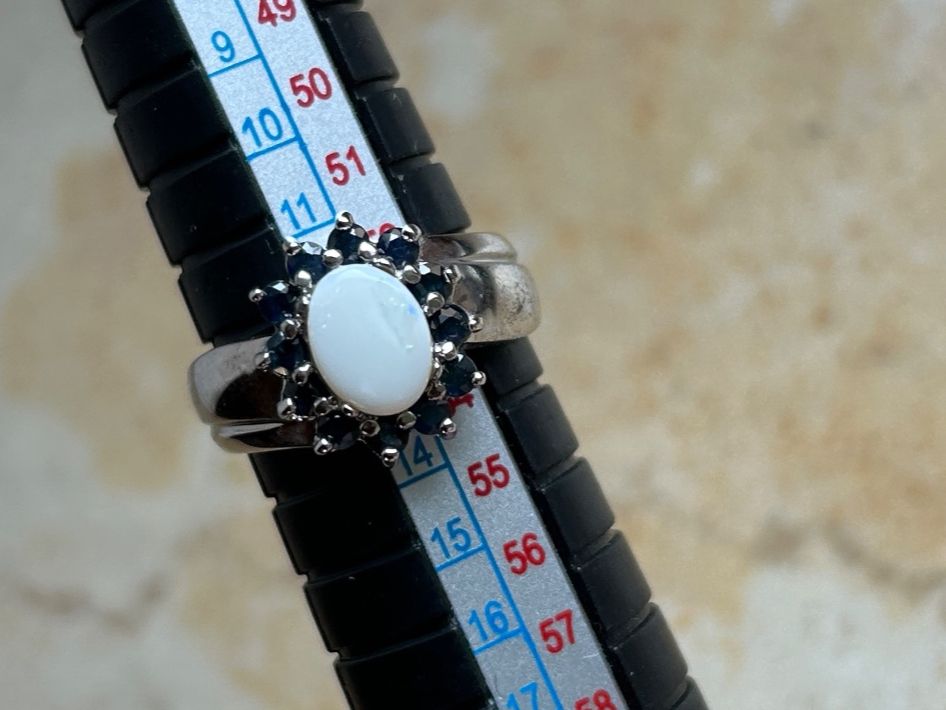 Anelli: Silberring Opal & Gr. 53 (Topaz) – Usato da Dittingen venduto da Bijoubelle 8