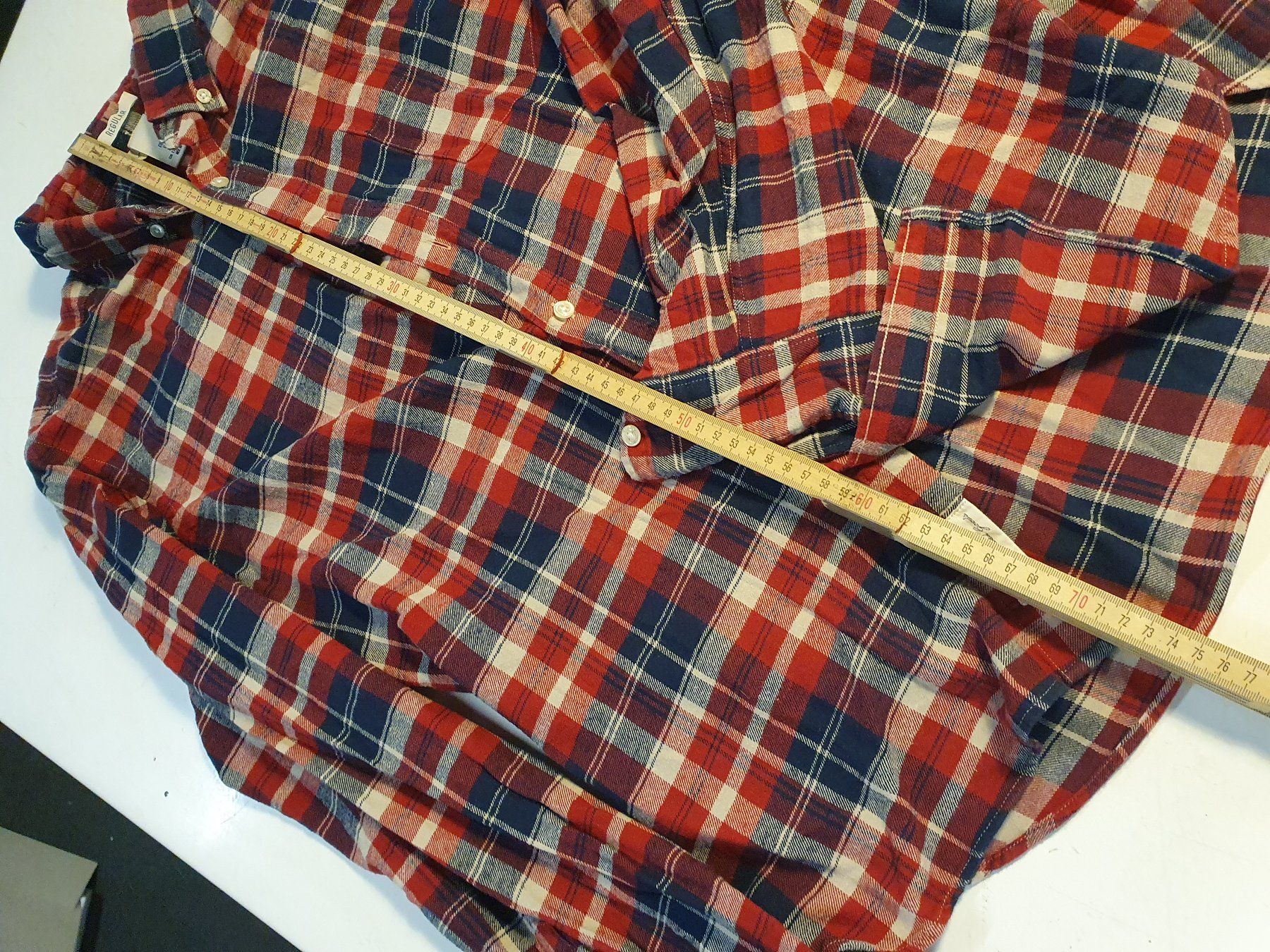 Camicie: Herrenhemd L.O.G.G rot karriert grösse M – Usato da Zürich venduto da loosebone 4