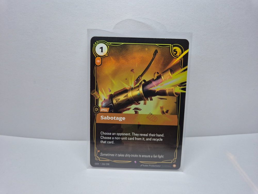 Riftbound Origins Sabotage OGN 156 Rare (Neu (gemäss Beschreibung)) in ...