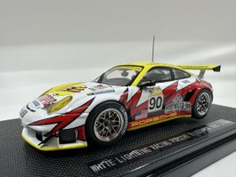 Porsche 911 GT3 RSR 1:43 White Lightning Racing, OVP, EBBRO